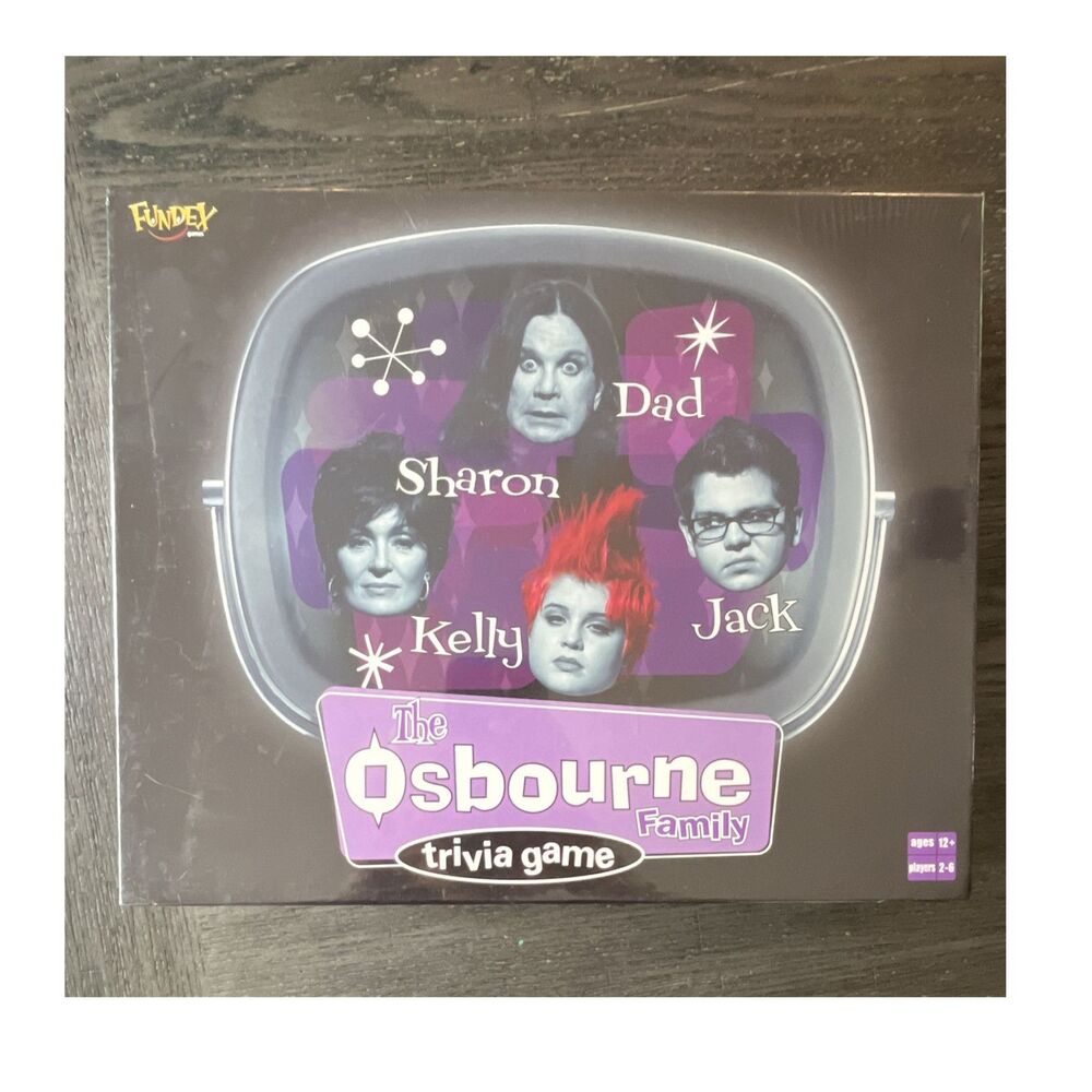 Fundex The Osbourne Family Trivia Game, Movie & TV, 2-6 Players, Ages 12+